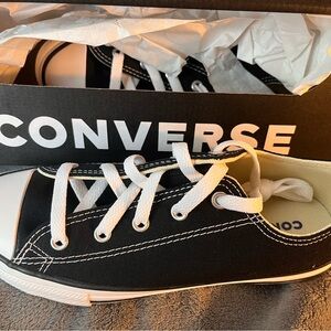 Converse Youth Black and White All Star Sneakers